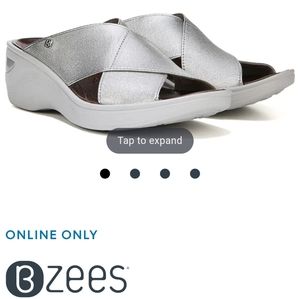 BZEES silver sandals